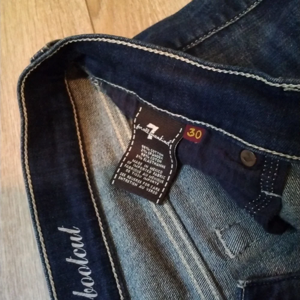 7 for all mankind Boot cut 30w 29.5 inseam - Picture 3 of 6